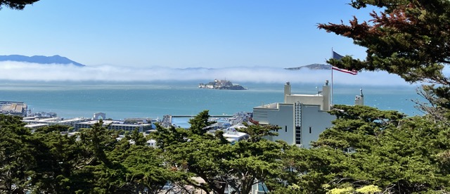 San Francisco Bay from Coit Tower